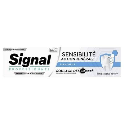 Signal Dentifrice Sensibilité Action Minérale Blancheur, 75ml