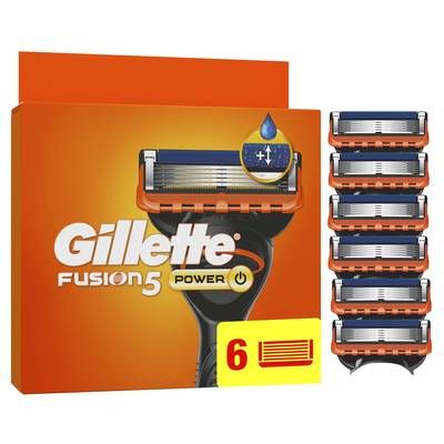 Gillette Fusion Lames fusion power, 6 lames