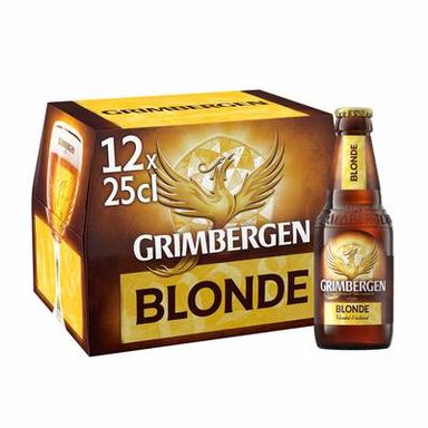 Grimbergen Bière blonde d'Abbaye 6.7°, 12x25cl