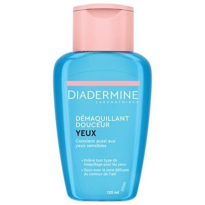 Diadermine Démaquillant yeux douceur pour tous types de peaux, 125ml