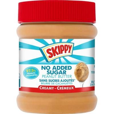 Skippy Beurre de Cacahuètes Crémeux Sans Sucres Ajoutés, 340g