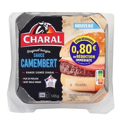 Charal Original Burger Sauce Camembert, 145g