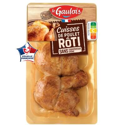 Le Gaulois Cuisses de Poulet Rôti, 2x180g