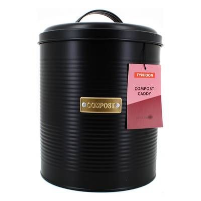 Typhoon Poubelle de table noir, 2,5L