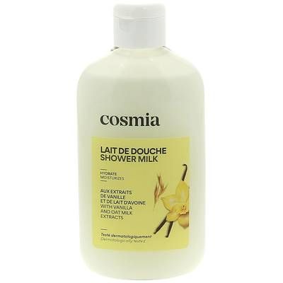 COSMIA Lait de douche aux extraits de vanille et de lait d'Avoine, 250ml