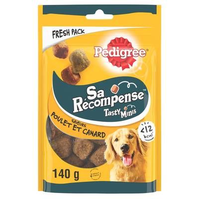 Pedigree Sa Récompense - Bouchées moelleuses au poulet pour chien adulte, 130g
