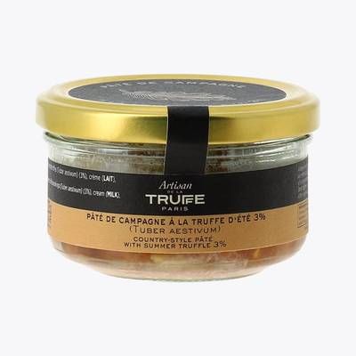 Artisan de la Truffe - Paris Pâté de Campagne à la Truffe, 125g