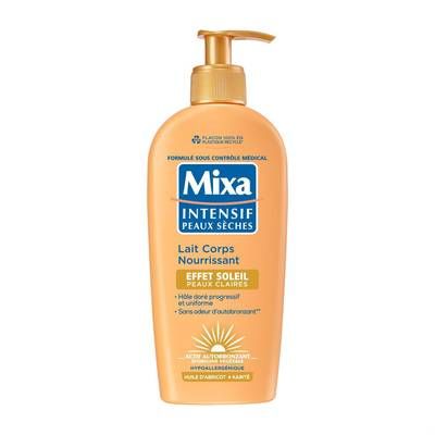 Mixa Lait Corps Nourrissant Effet Soleil pour Peaux Claires, 250ml