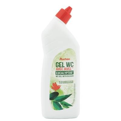 Auchan Gel WC avec javel à l'eucalyptus, 750ml