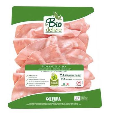 Le Biodelizie Di Golfera Mortadelle Bio, 100g