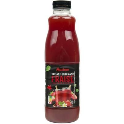 Auchan Nectar de fraise, 1L
