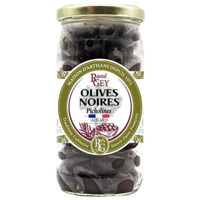 Raoul Gey Olives Noires Picholines du Gard, 190g