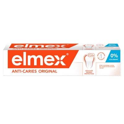 Elmex Dentifrice Anti-caries 0%, 75ml