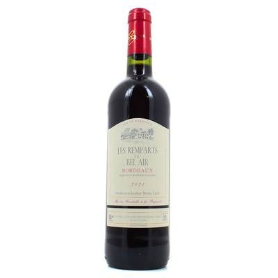 Bordeaux supérieur AOC Les Remparts de Bel Air 2021, 75cl