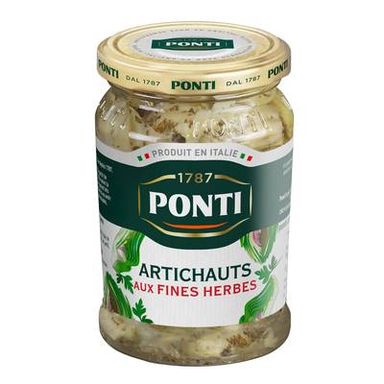 Ponti Artichauts aux fines herbes à l'huile, 280g