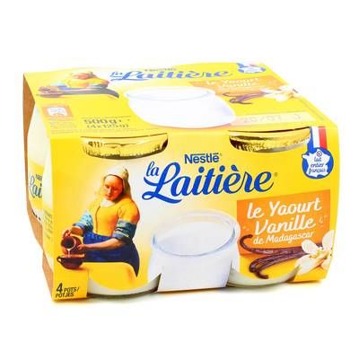 La laitière Yaourt à la Vanille, 4x125g