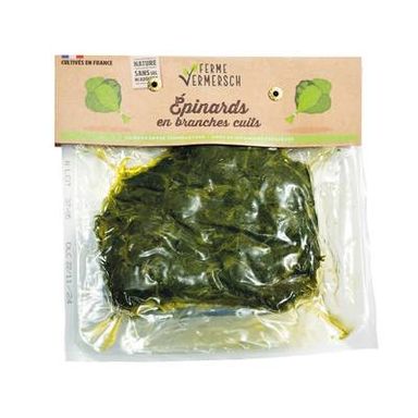 Ferme Vermersch Epinards en branches Cuits, 300g