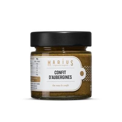 Marius, L'Épicerie Inspirée Confit d'Aubergines, 100g