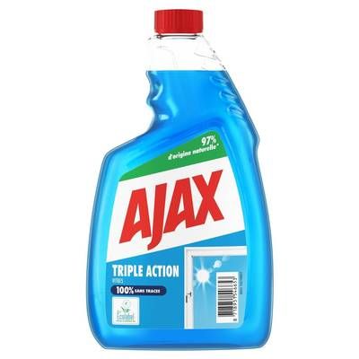Ajax Recharge vitre triple action, 750ml