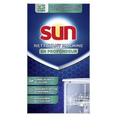 Sun Sel Nettoyant Machine Lave Vaisselle en Profondeur, 3 doses