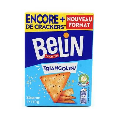 Belin Crackers Triangolini sésame, 110g