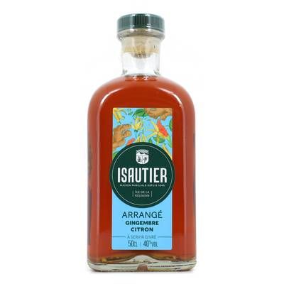 Isautier Rhum arrangé gingembre-citron, 50cl