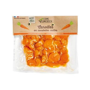 Ferme Vermersch Carottes en Rondelles Cuites, 280g