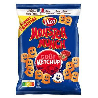 Monster Munch MONSTER MUNCH chips ketchup 135G, 135g