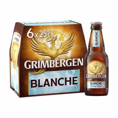 Grimbergen Bière blanche d'Abbaye 6°, 6x25cl