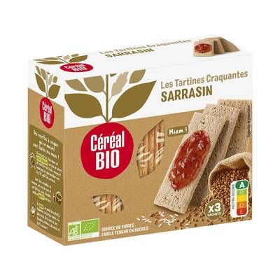 Céréal Bio Tartines Craquantes Sarrasin Bio, 145g