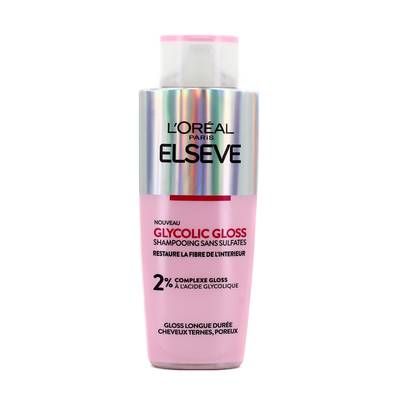 Elsève Shampooing Sans Sulfates Glycolic Gloss, 200ml
