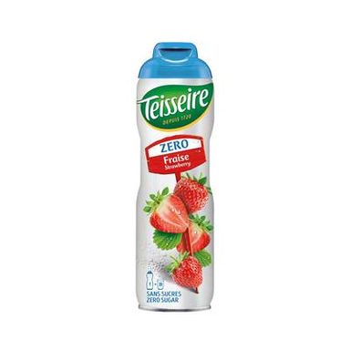 Teisseire Zero Sucre Sirop de Fraise sans sucres, 60cl