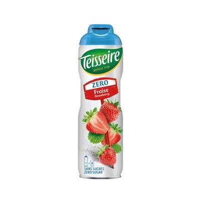 Teisseire Zero Sucre Sirop de Fraise sans sucres, 60cl