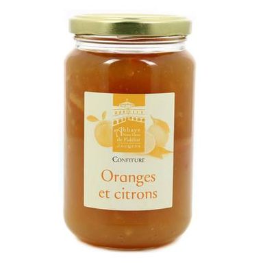 Abbaye Notre Dame de Fidélité de Jouques Confiture d'oranges et citrons, 430g