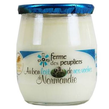 La Ferme Des Peupliers Yaourt Nature Entier, 125g