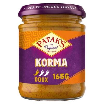 Patak's Original Pâte de Curry Korma, 165g