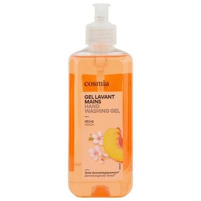 COSMIA Gel lavant mains aux fleurs de pêche, 500ml