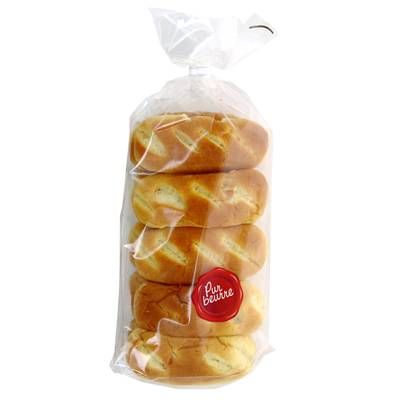 Brioches Fonteneau Pains au Lait Pur Beurre, 10 pains - 350g