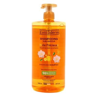 Evoluderm Shampooing Sublimateur Huile Précieuse à l'Argan Bourrache & Camélia, 1L