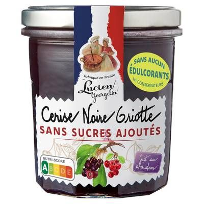 Lucien Georgelin Préparation Cerise Noire Griotte sans sucres ajoutés, 320g