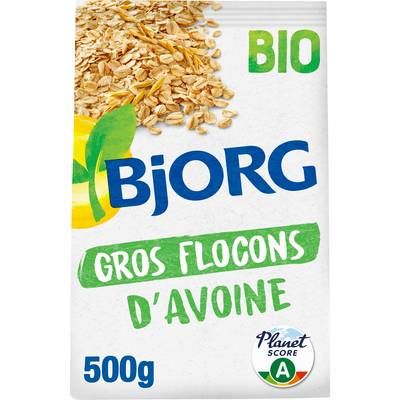 Bjorg Gros Flocons d'Avoine Complète Bio, 500g
