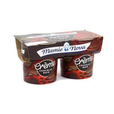 Mamie Nova Gourmand Chocolat Noir Intense, 2x150g