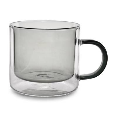 Liv Chope 27cl double paroi gris, 2 chopes