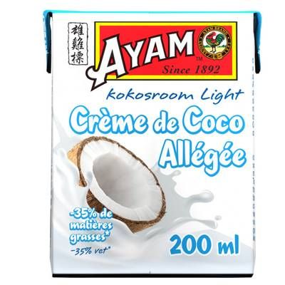 Ayam Crème de coco allégée -35% MG, 20cl