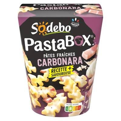Sodebo Pasta Box Fusilli Carbonara, 330g