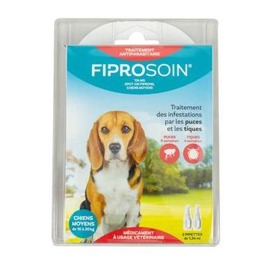 Fiprosoin Pipette Antiparasitaire Chiens Moyens