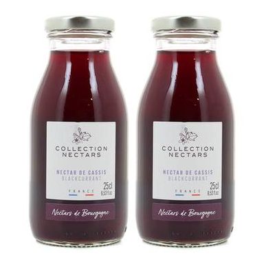 Nectars de Bourgogne Nectar de cassis de Bourgogne, Lot de 2x25cl