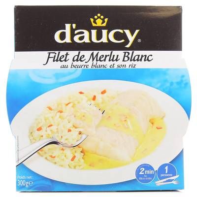 D'aucy Filet de merlu blanc, 300g