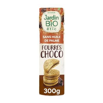 Jardin Bio Etic Biscuits Goûter Fourrés Chocolat Bio, 300g