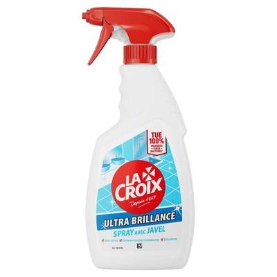 La Croix Spray Nettoyant Ménager Salle De Bains Désinfectant Brillance, 500ml